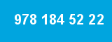 978 184 52 22 978 184 52 22